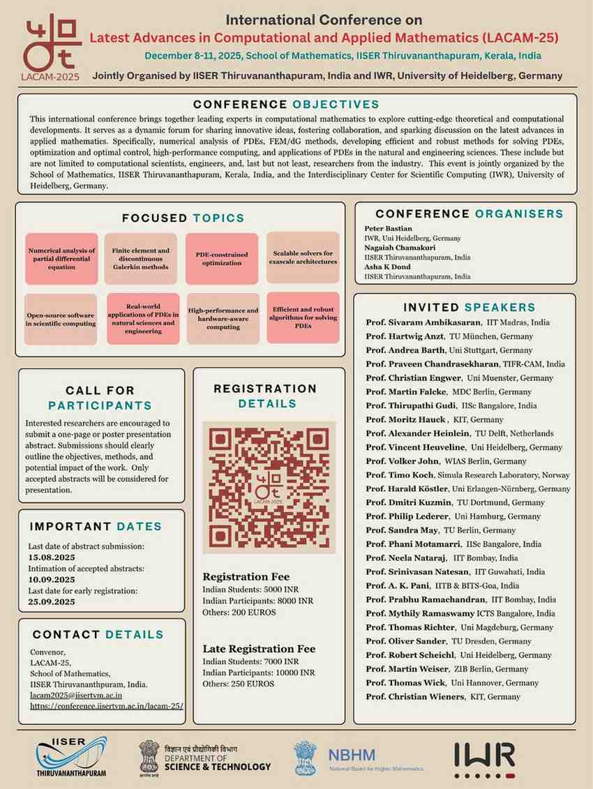 LACAM-25 conference brochure